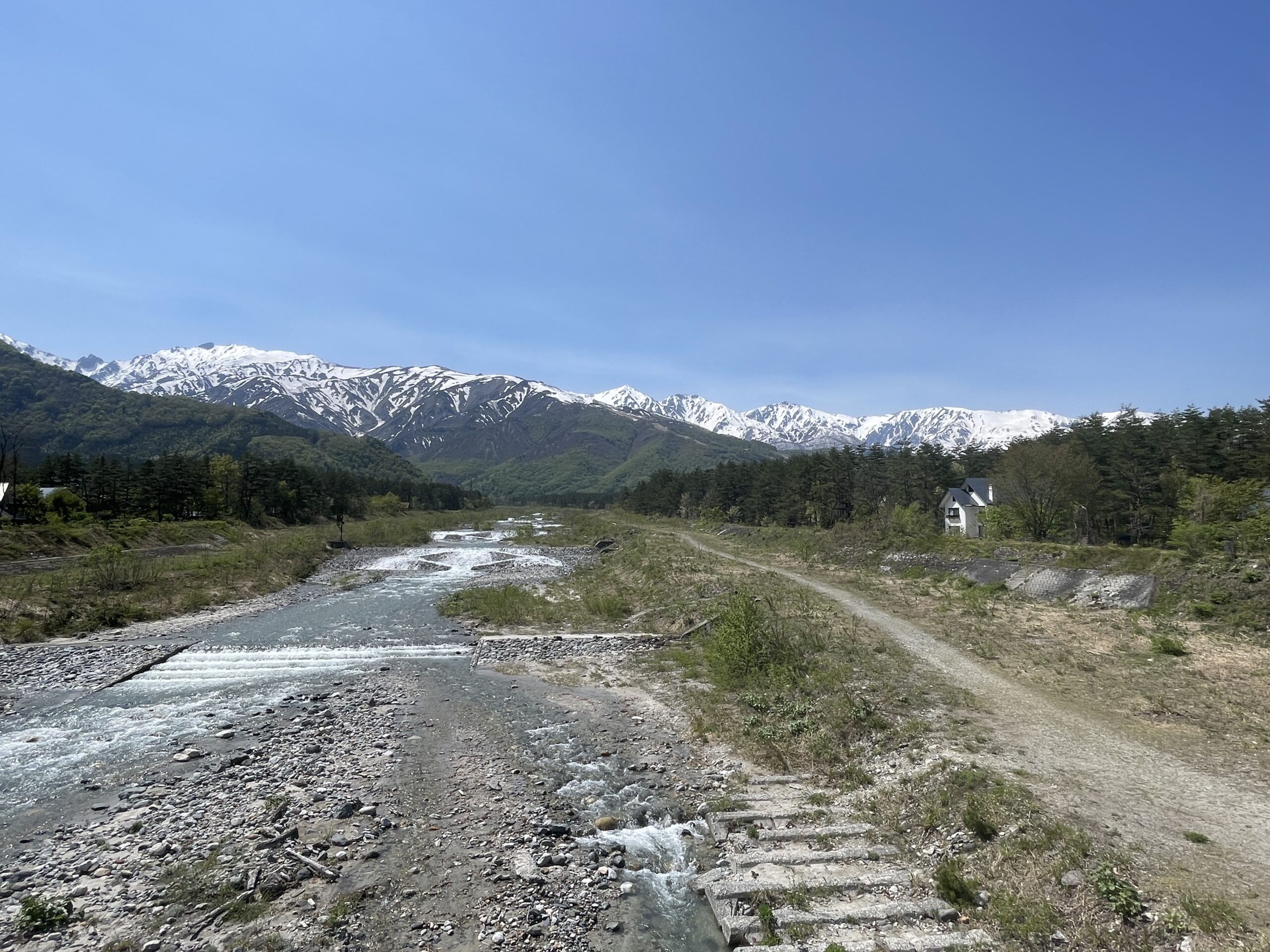 木漏れ日が心地よい、春の白馬村（knot）